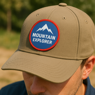 Casquette personnalisée avec écussons thermocollants SherPATCH sublimé