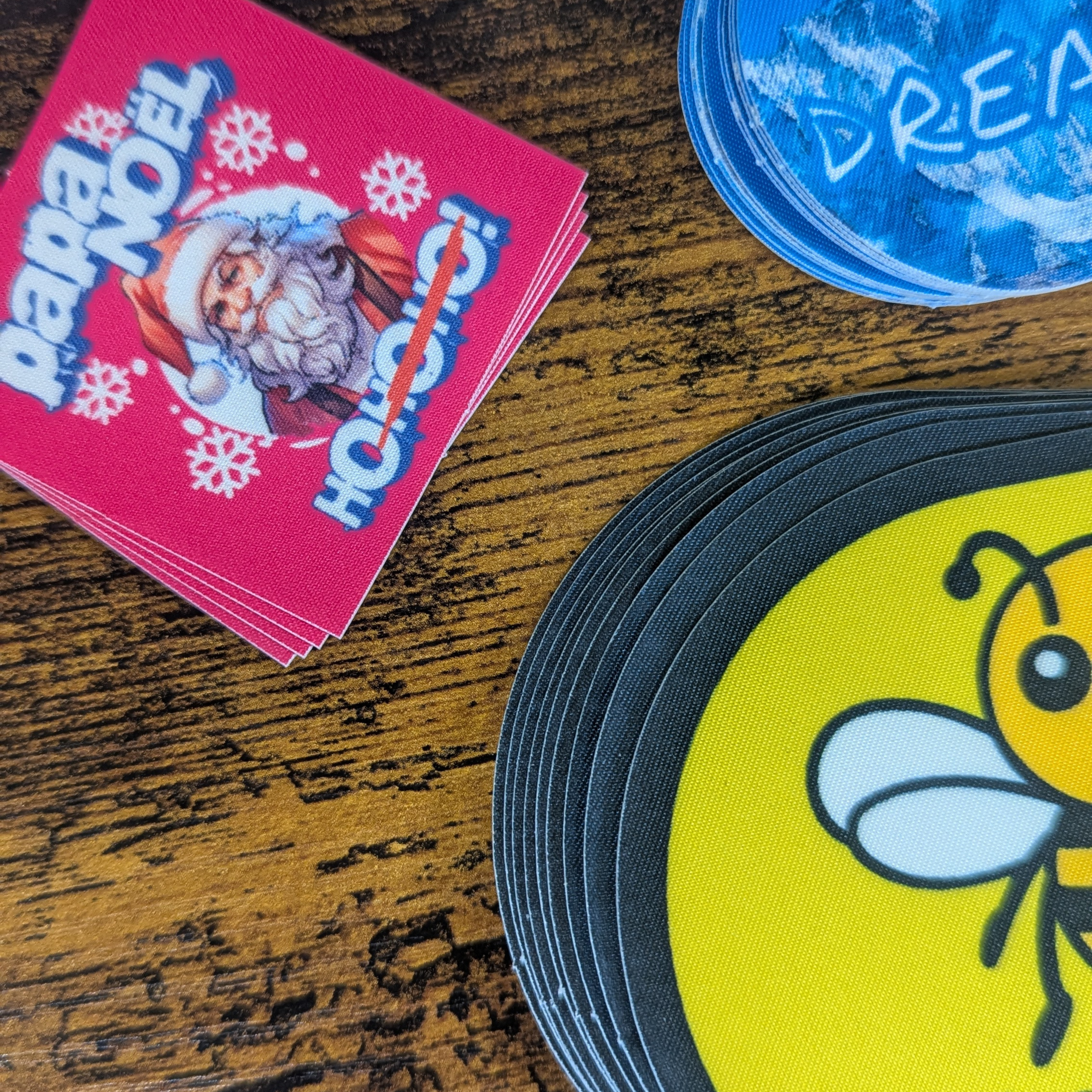 Étiquette thermocollante personnalisée