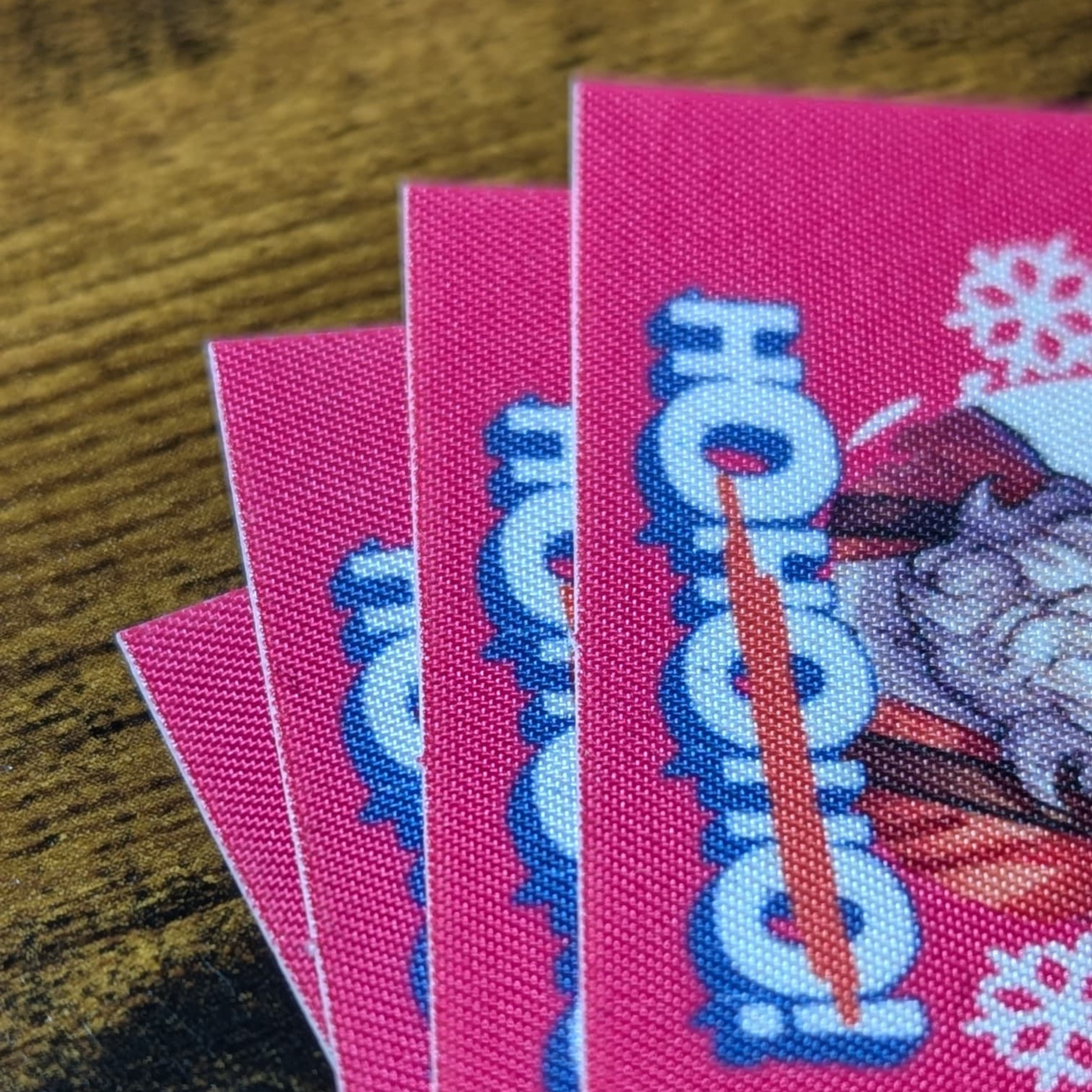 Étiquette thermocollante personnalisée