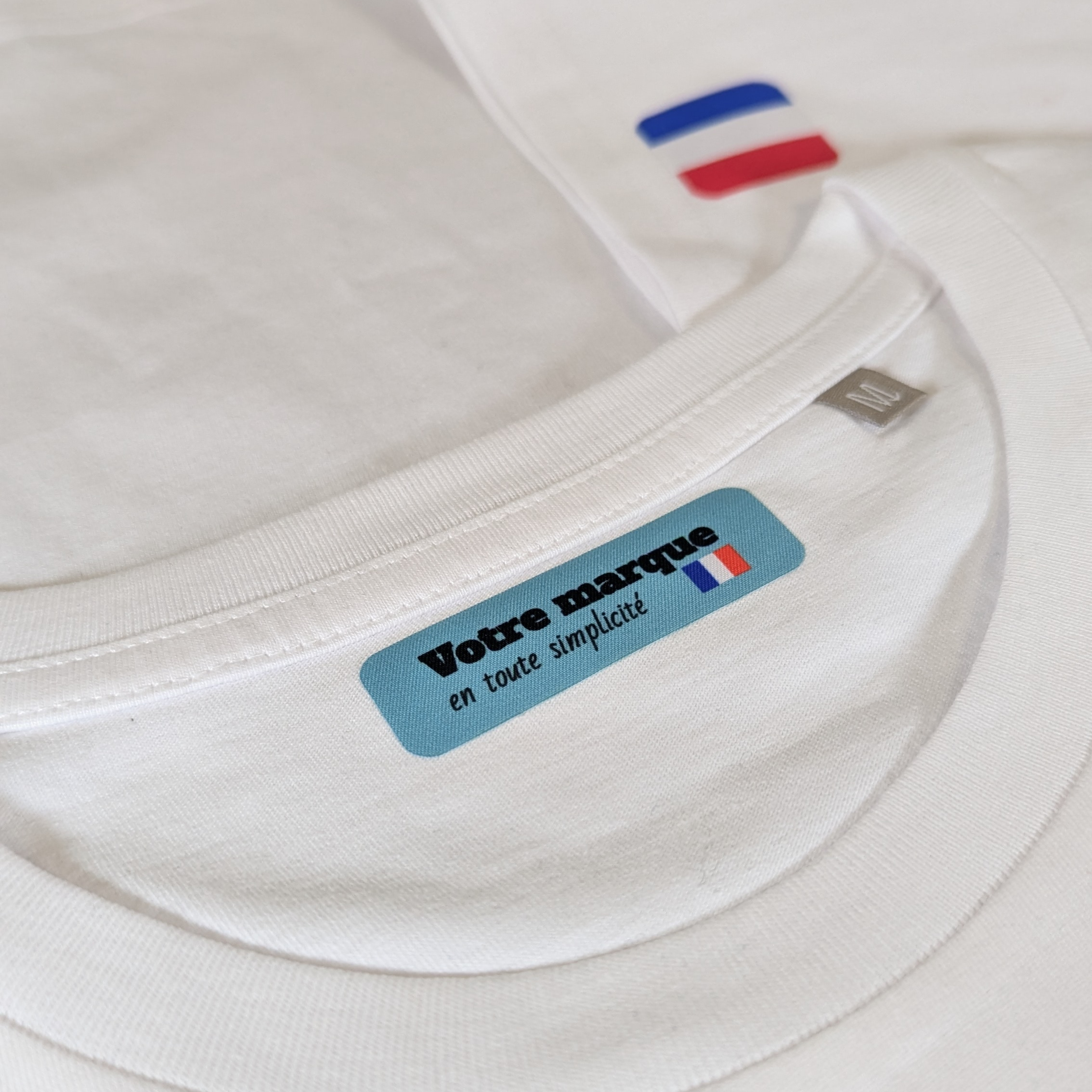 Étiquette thermocollante personnalisée