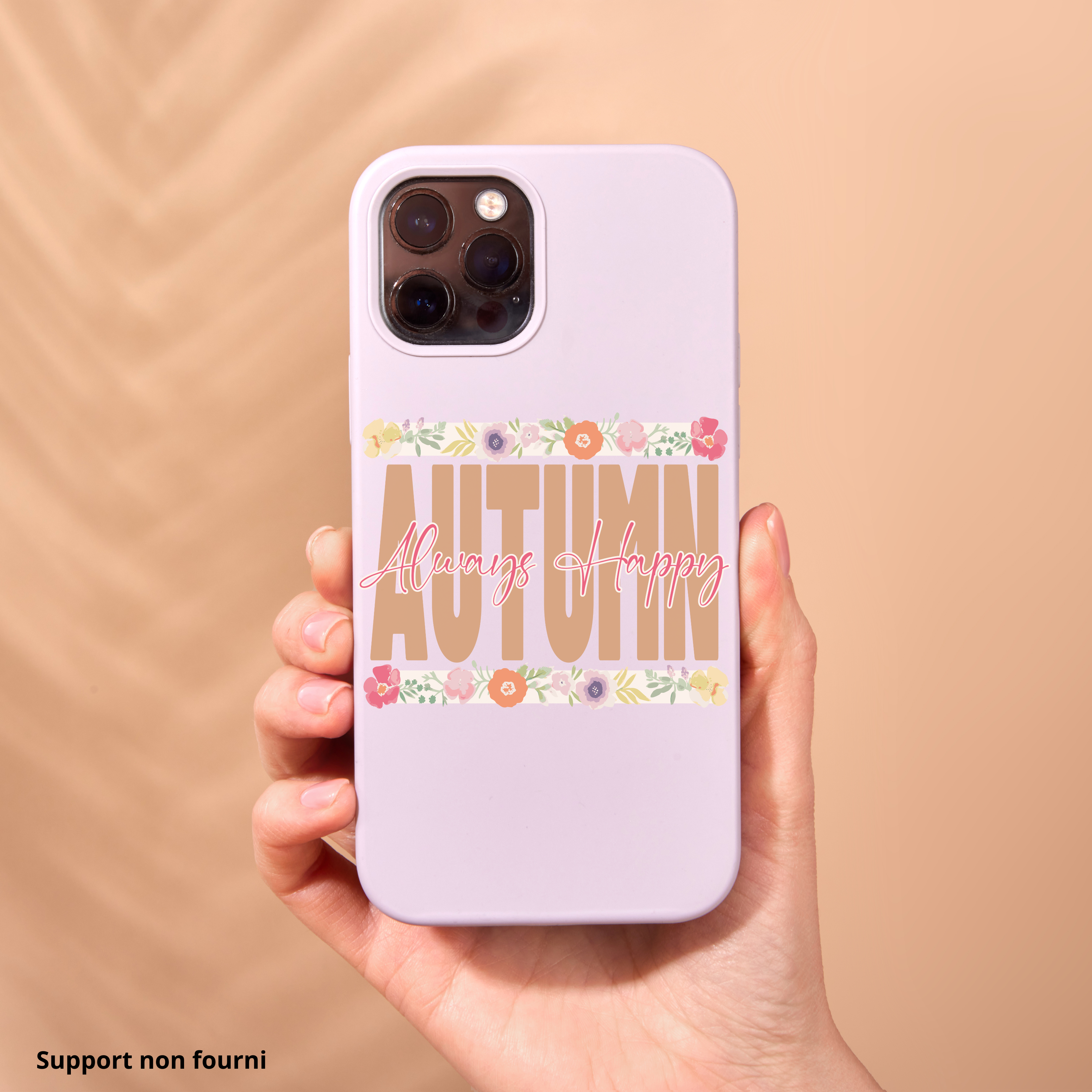 Coque de téléphone personnalisée avec sticker UV DTF