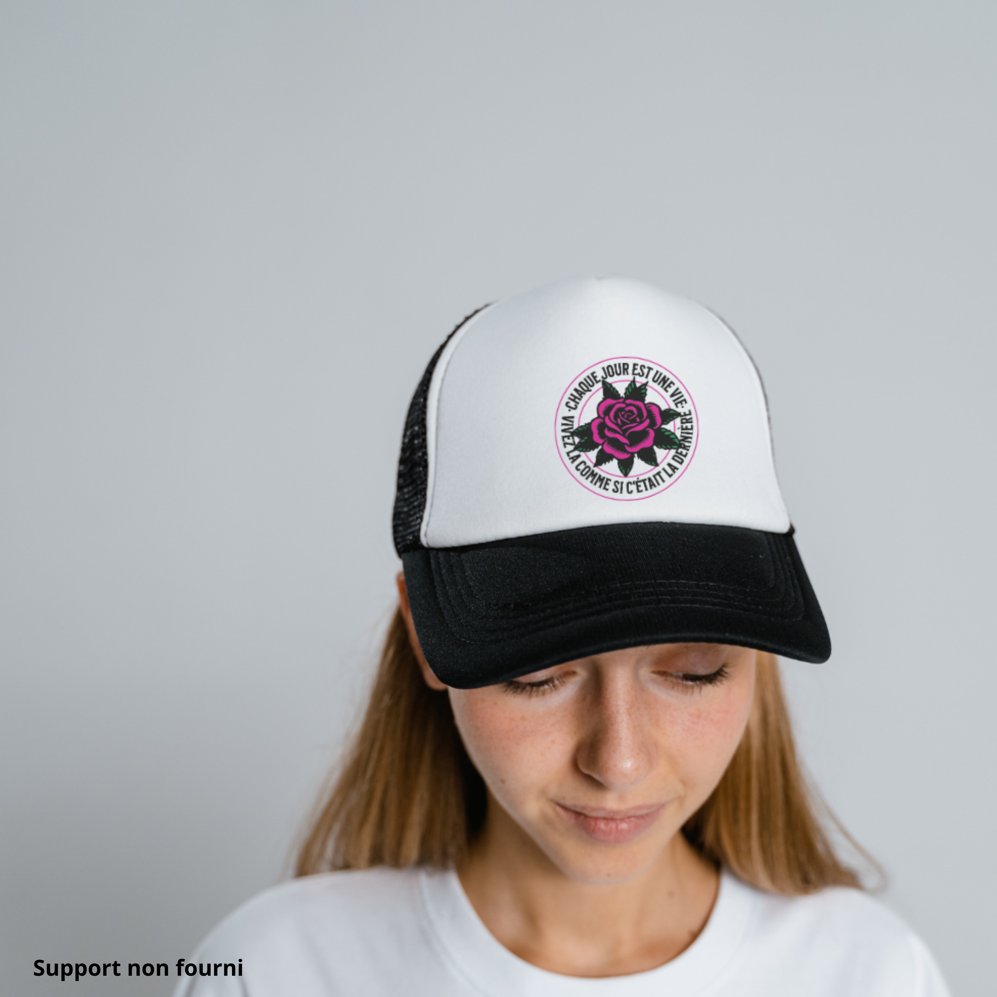 Casquette personnalisée avec transfert DTF