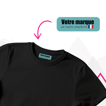 Étiquette thermocollante personnalisée