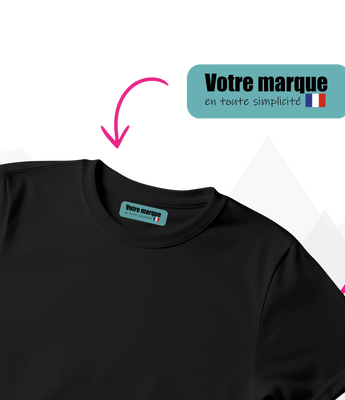 Étiquette thermocollante personnalisée
