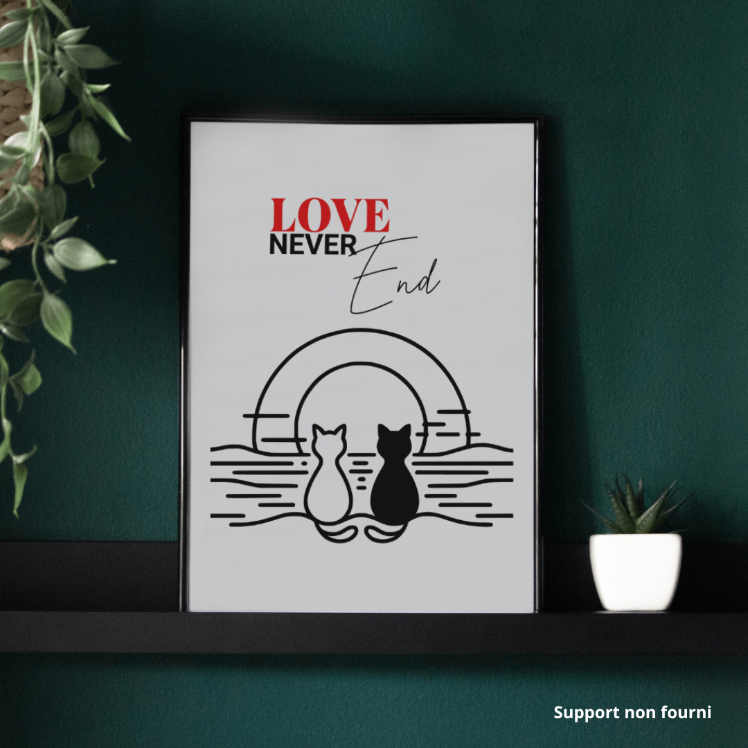 Tableau en PVC personnalisé avec sticker UV DTF