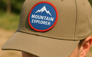 Casquette personnalisée avec écussons thermocollants SherPATCH sublimé