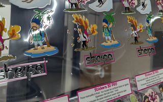 échantillon stickers 3D PRO par Sherpa Transfert