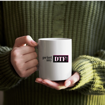 Mug personnalisé avec sticker UV DTF