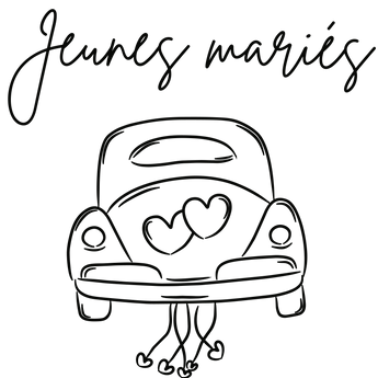 Designs prêt à presser transfert DTF pour mariage