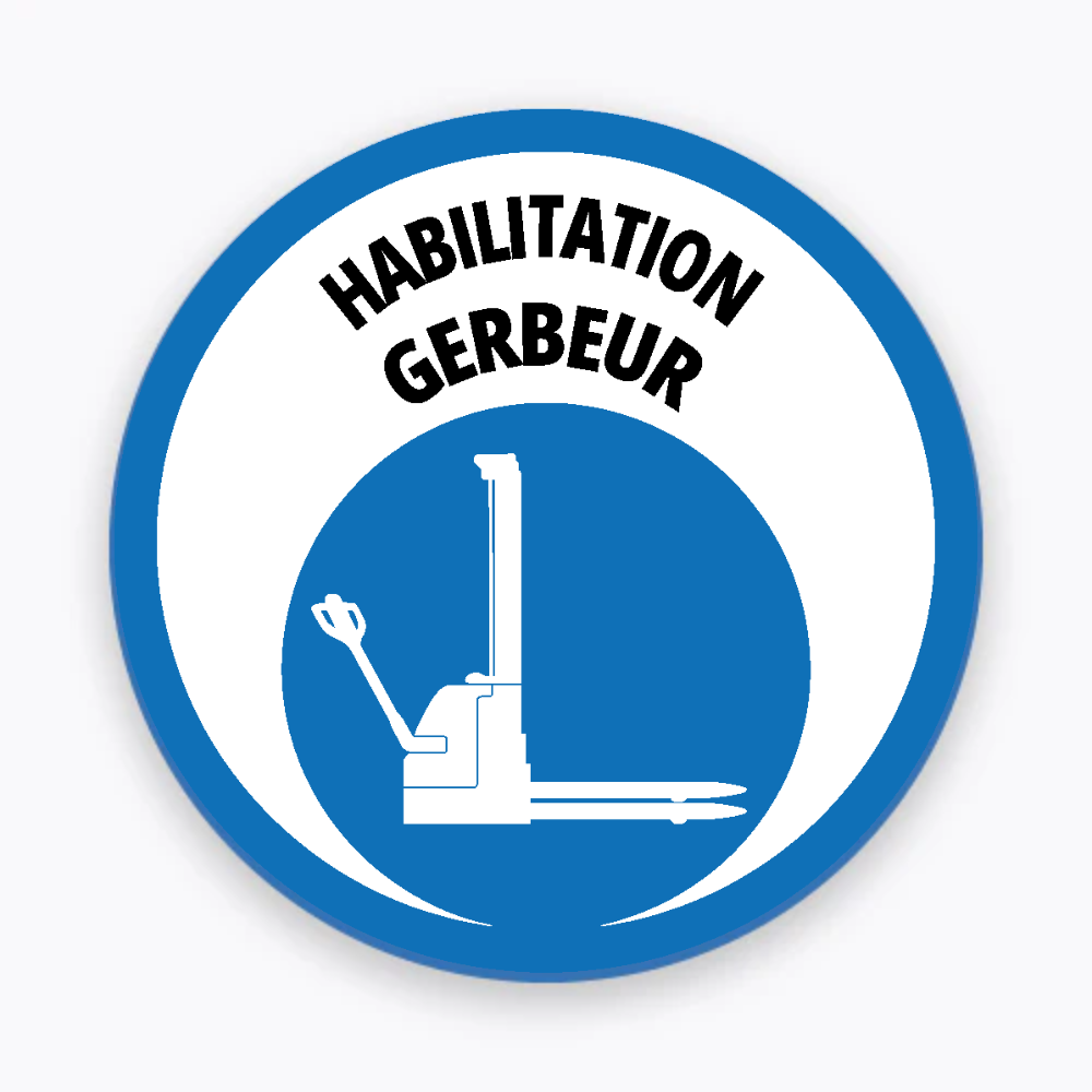Écusson Habilitation Gerbeur