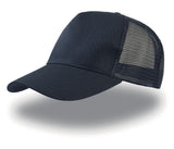 Casquette 5 pans style trucker en coton - ATLANTIS HEADWEAR - #AT085