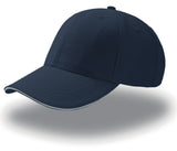 Casquette 6 pans visière sandwich - ATLANTIS HEADWEAR - #AT094