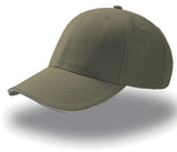 Casquette 6 pans visière sandwich - ATLANTIS HEADWEAR - #AT094