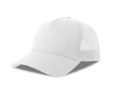 Casquette 5 pans style trucker en coton - ATLANTIS HEADWEAR - #AT228