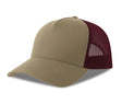 KHAKI/BURGUNDY