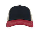 Casquette Rapper en polyester canvas recyclé - ATLANTIS HEADWEAR - #AT249
