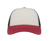 Casquette Rapper en polyester canvas recyclé - ATLANTIS HEADWEAR - #AT249