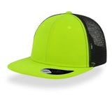 Casquette visière plate style trucker - ATLANTIS HEADWEAR - #AT263