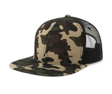 Casquette visière plate style trucker - ATLANTIS HEADWEAR - #AT263
