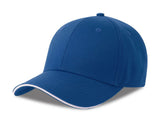 Casquette 6 pans visière sandwich - ATLANTIS HEADWEAR - #AT291