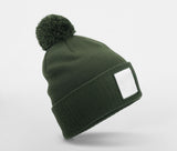 Bonnet avec pompon et patch - BEECHFIELD - #BF338R