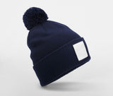 Bonnet avec pompon et patch - BEECHFIELD - #BF338R