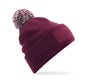 BURGUNDY/OFF WHITE