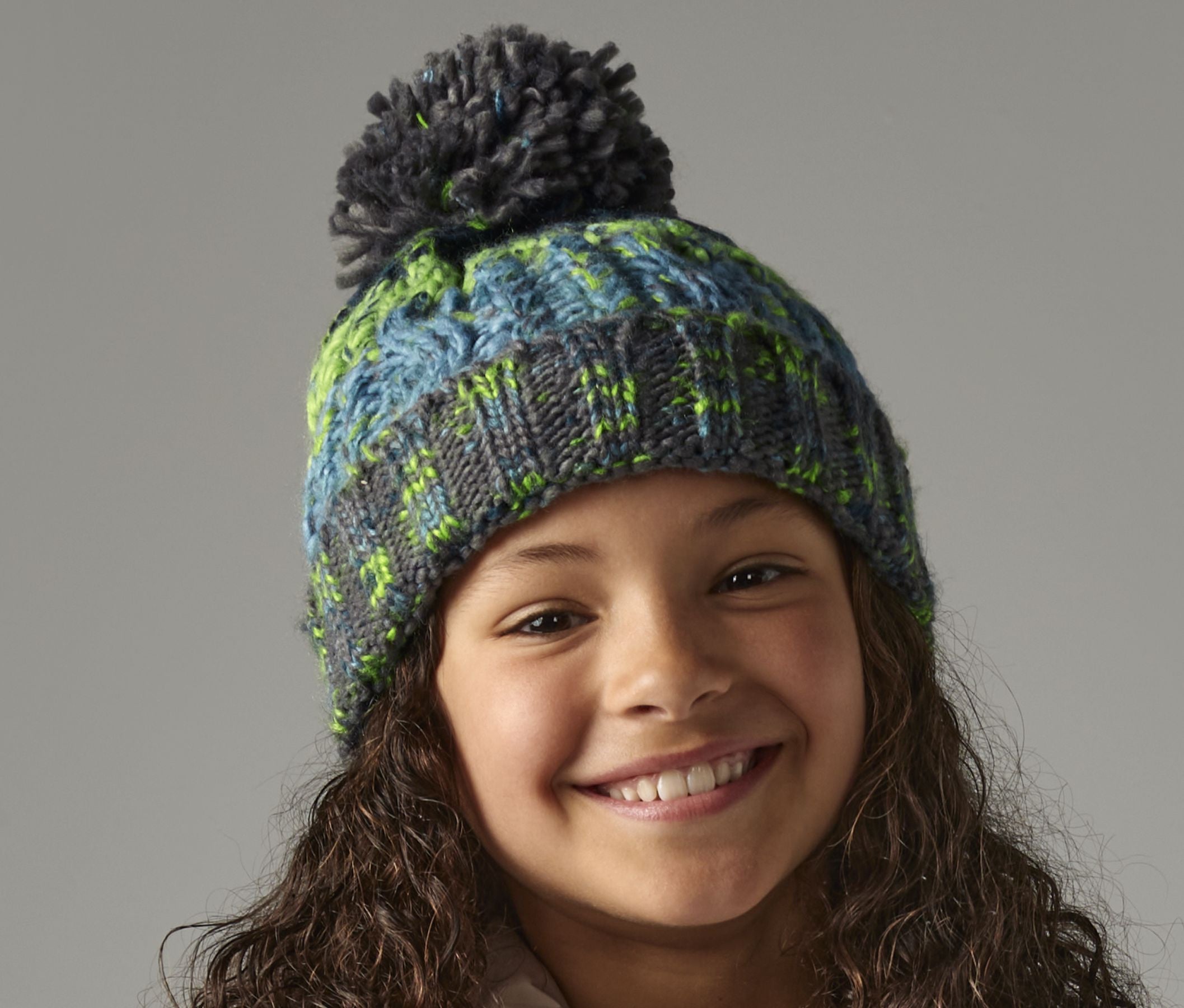 Bonnet enfant Corkscrew avec pompon - BEECHFIELD - #BF486B