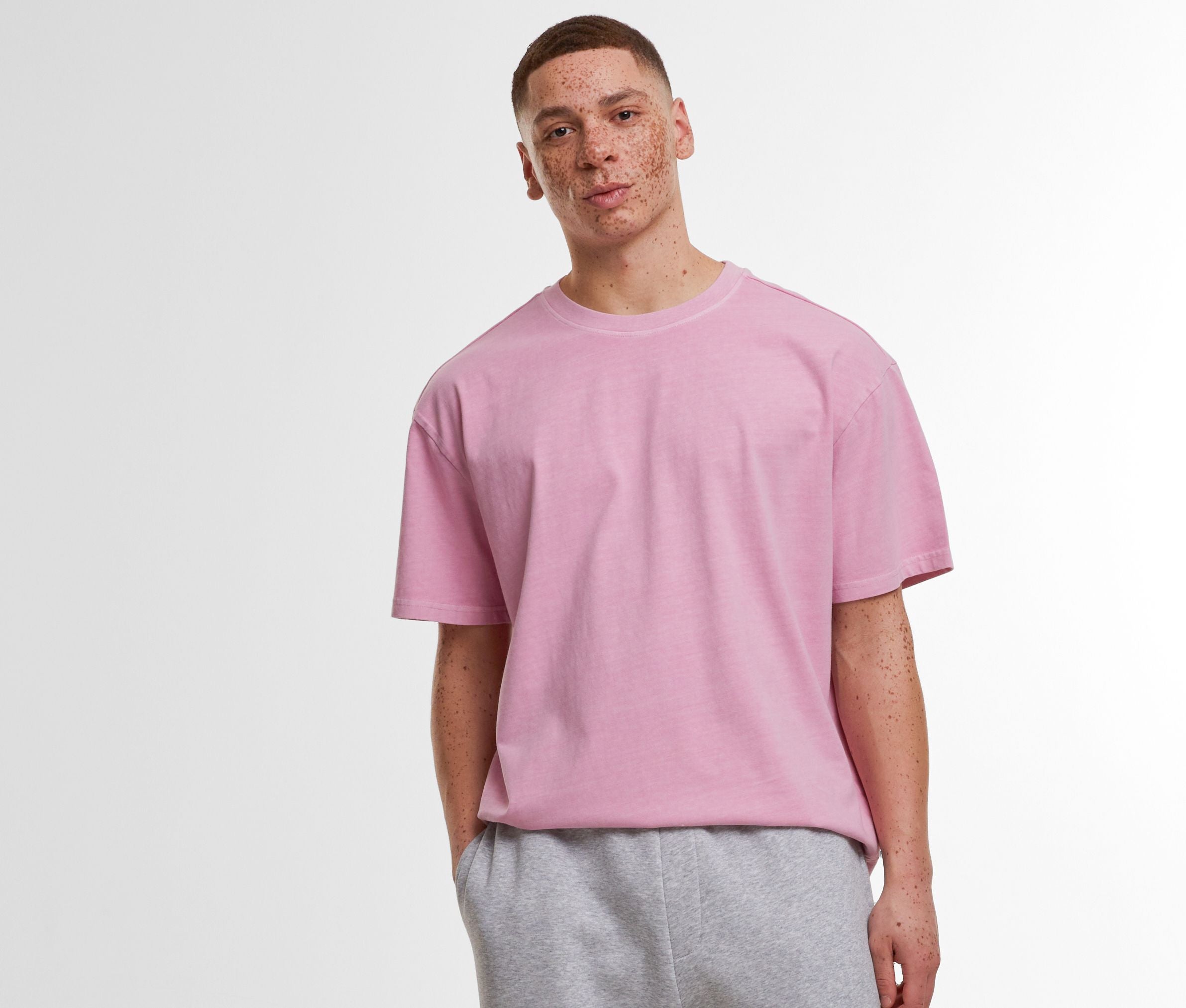 Tee-shirt homme décoloré - BUILD YOUR BRAND - #BY189