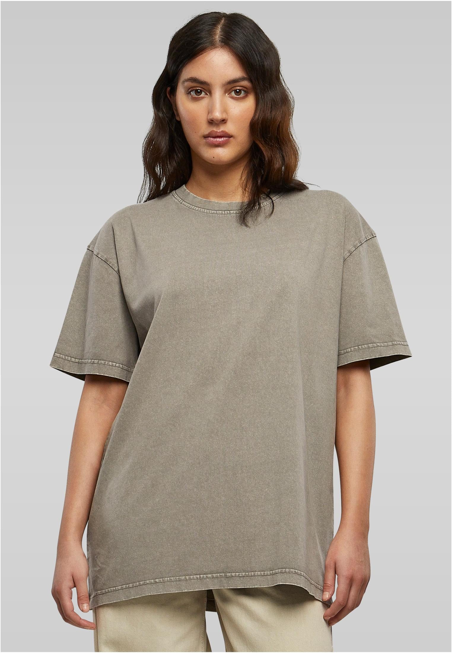 Tee-shirt femme délavé - BUILD YOUR BRAND - #BY270
