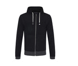 Sweat capuche zippé en coton recyclés - ECOLOGIE - #EA051