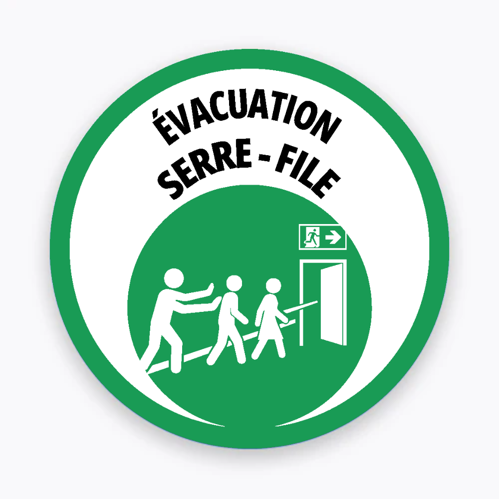 Écusson Evacuation Serre File