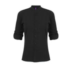 Chemise femme col mao - HENBURY - #HY593