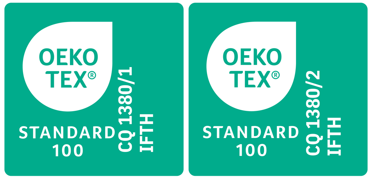 Transferts DTF et écussons labellisés OEKO-TEX® STANDARD 100