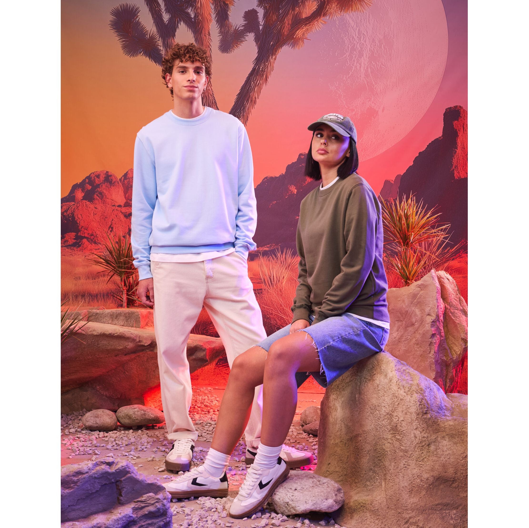 Sweat col rond 280 - JUST HOODS - #JH030