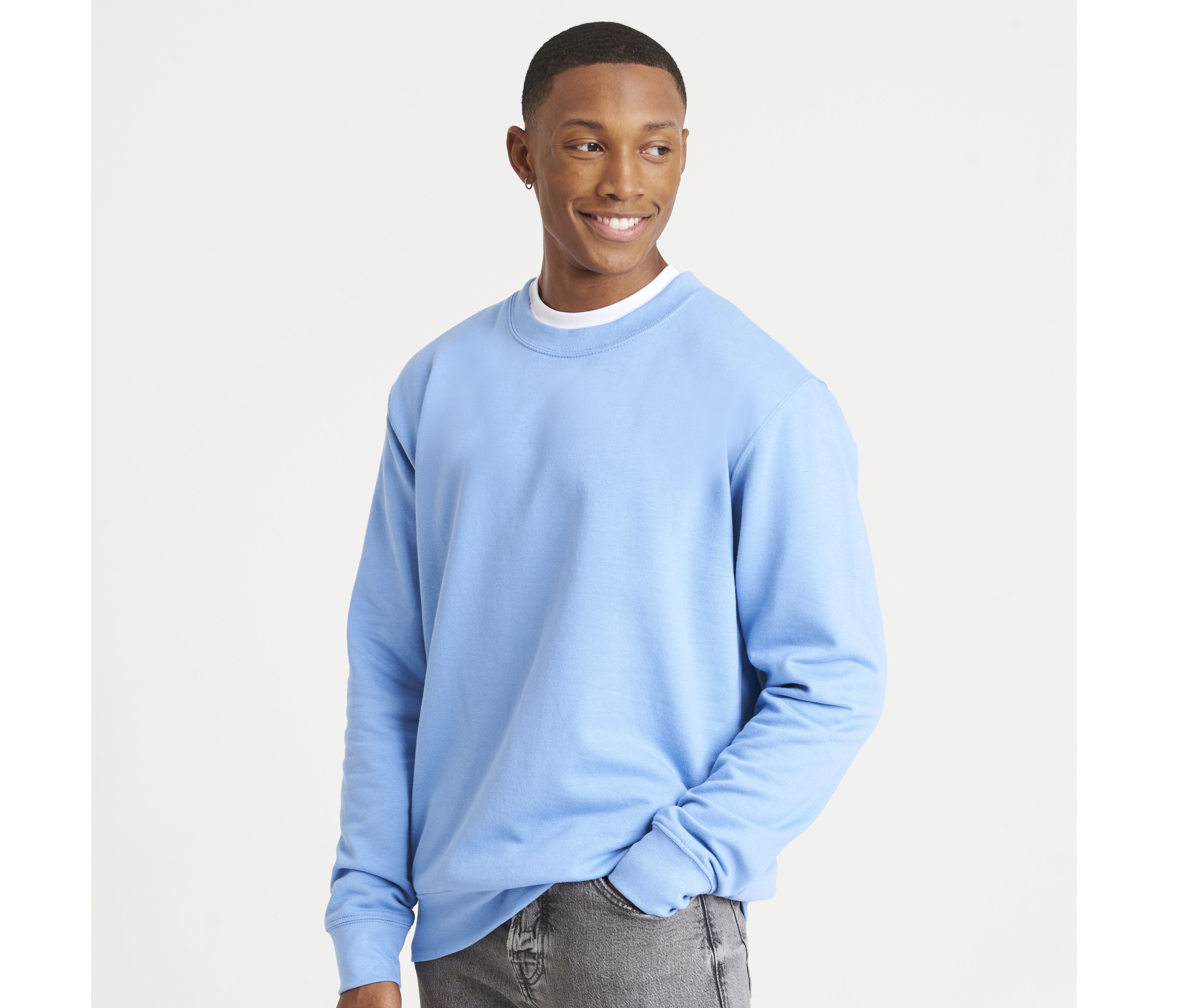 Sweat col rond 280 - JUST HOODS - #JH030
