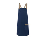 Tablier à bavette Urban-Look avec bretelles croisées et poche - KARLOWSKY - #KYLS38