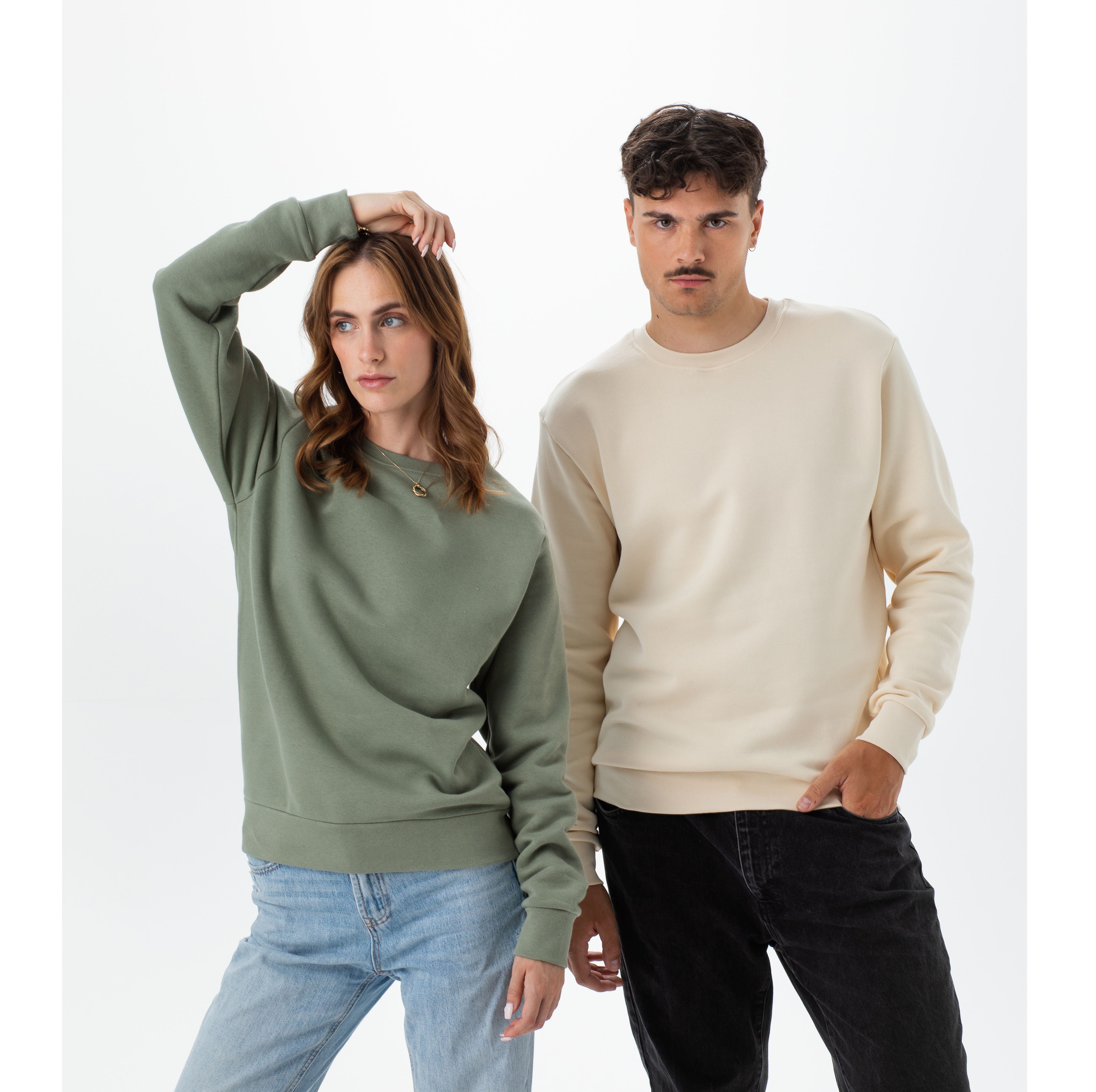 Sweat col rond 280 écoresponsable - MANTIS - #MT005