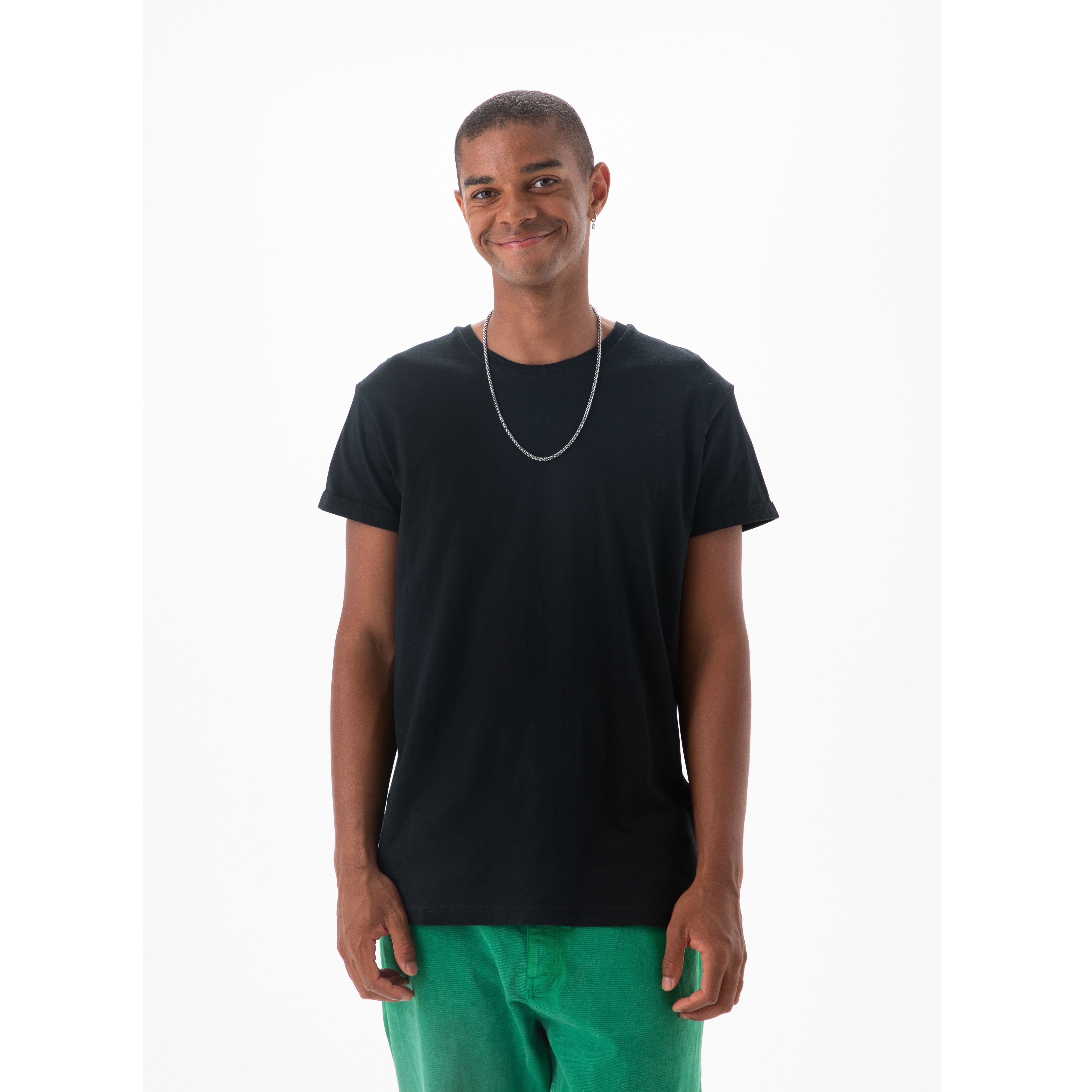 Tee-shirt homme manches roulées - MANTIS - #MT080