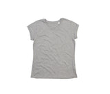 Tee-shirt femme manches roulées - MANTIS - #MT081