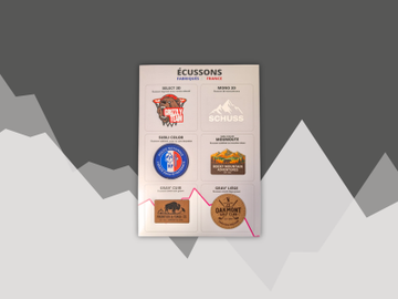 Plaquette de présentation des écussons