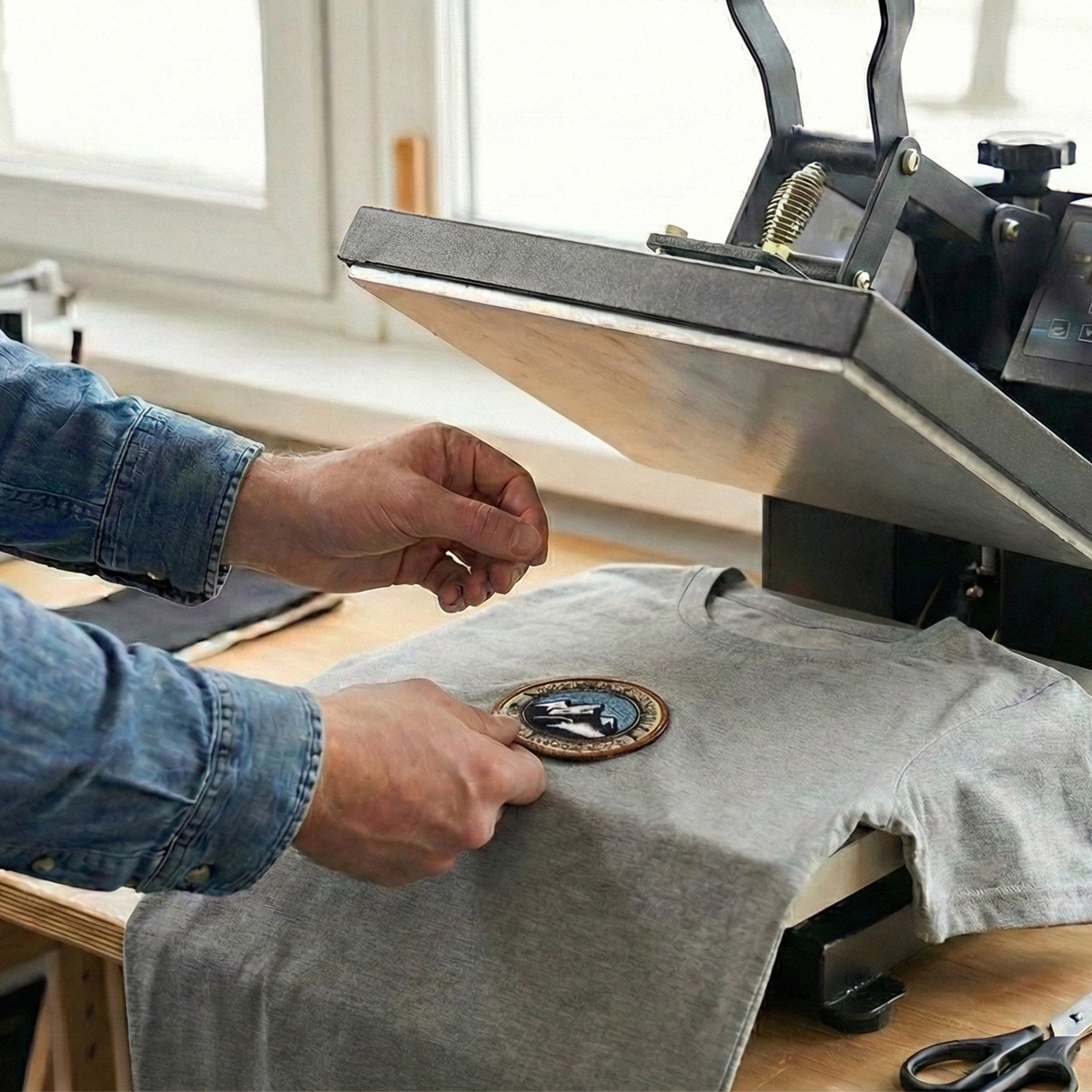 Conditions de pose d'un écusson thermocollant SherPATCH