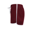 BURGUNDY/WHITE