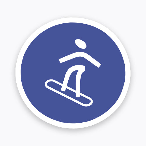 Écusson Snowboard Decathlon Sport